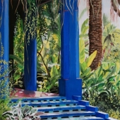 Au Seuil de la Pergola - Jardin Majorelle