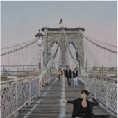 Exercice sur le pont de Brooklyn