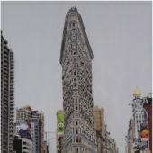 Flat Iron par un matin gris