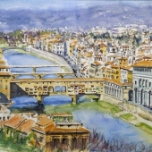 Florence : Vue du Piazzale Michelangelo