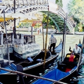 Pont de l'Académie à Venise