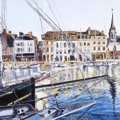 Sur le Quai à Honfleur